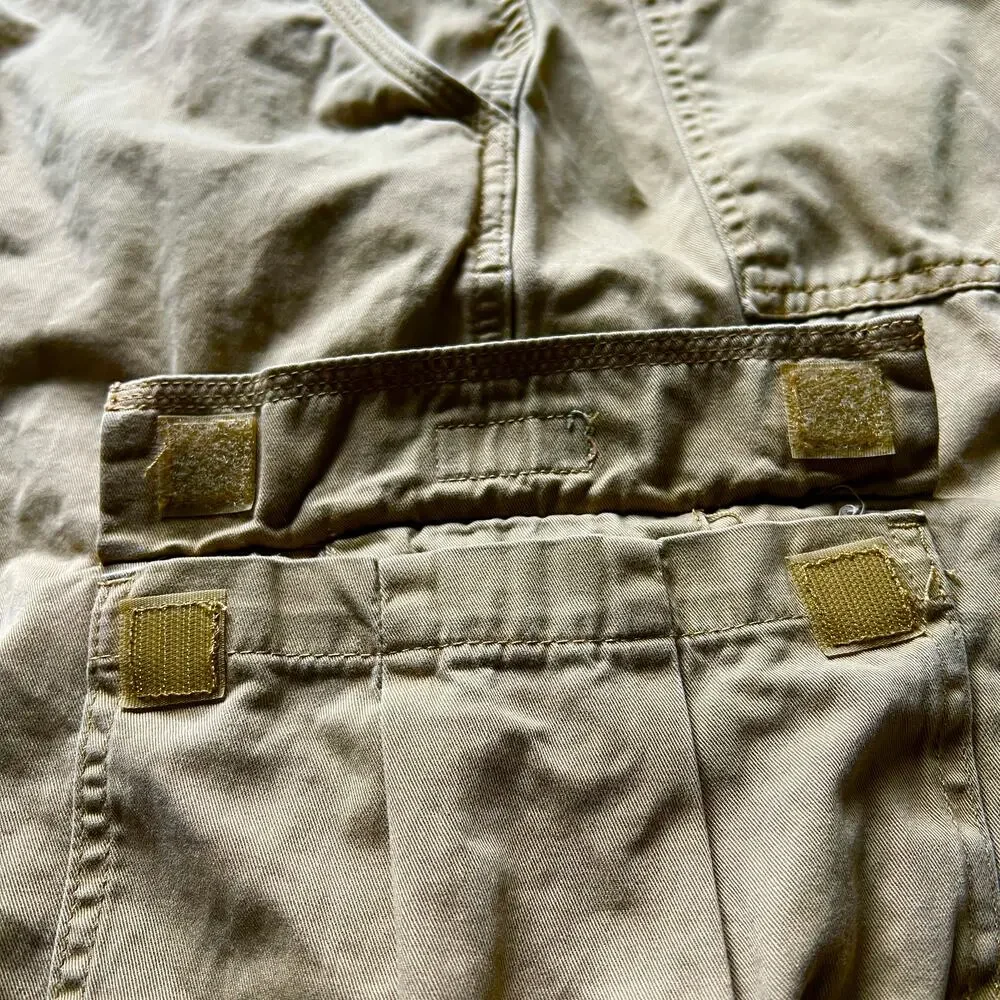 Wrangler Hero Mans 100% Cotton Khaki Cargo Shorts Relaxed Fit‎ Size 42